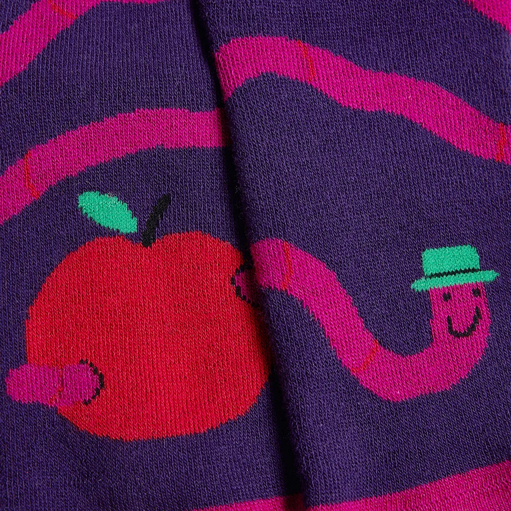 Kids Non-Slip Apple - Purple - Image 4