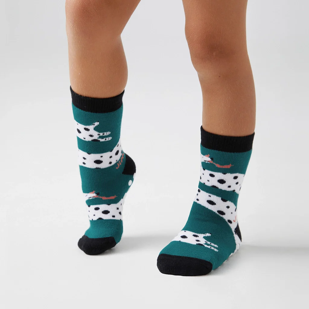 Kids Non-Slip Sweet Dog - Green - Image 2