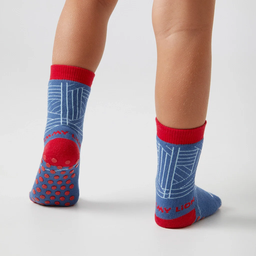 Kids Non-Slip Tangled Kitty - Blue - Image 3
