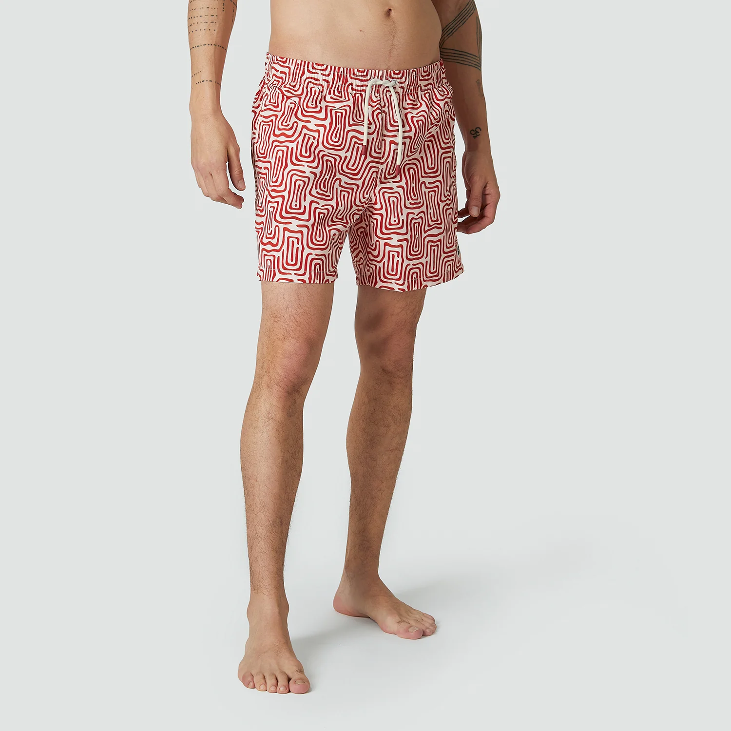 Labyrinth Swim Shorts - Beige - Image 3