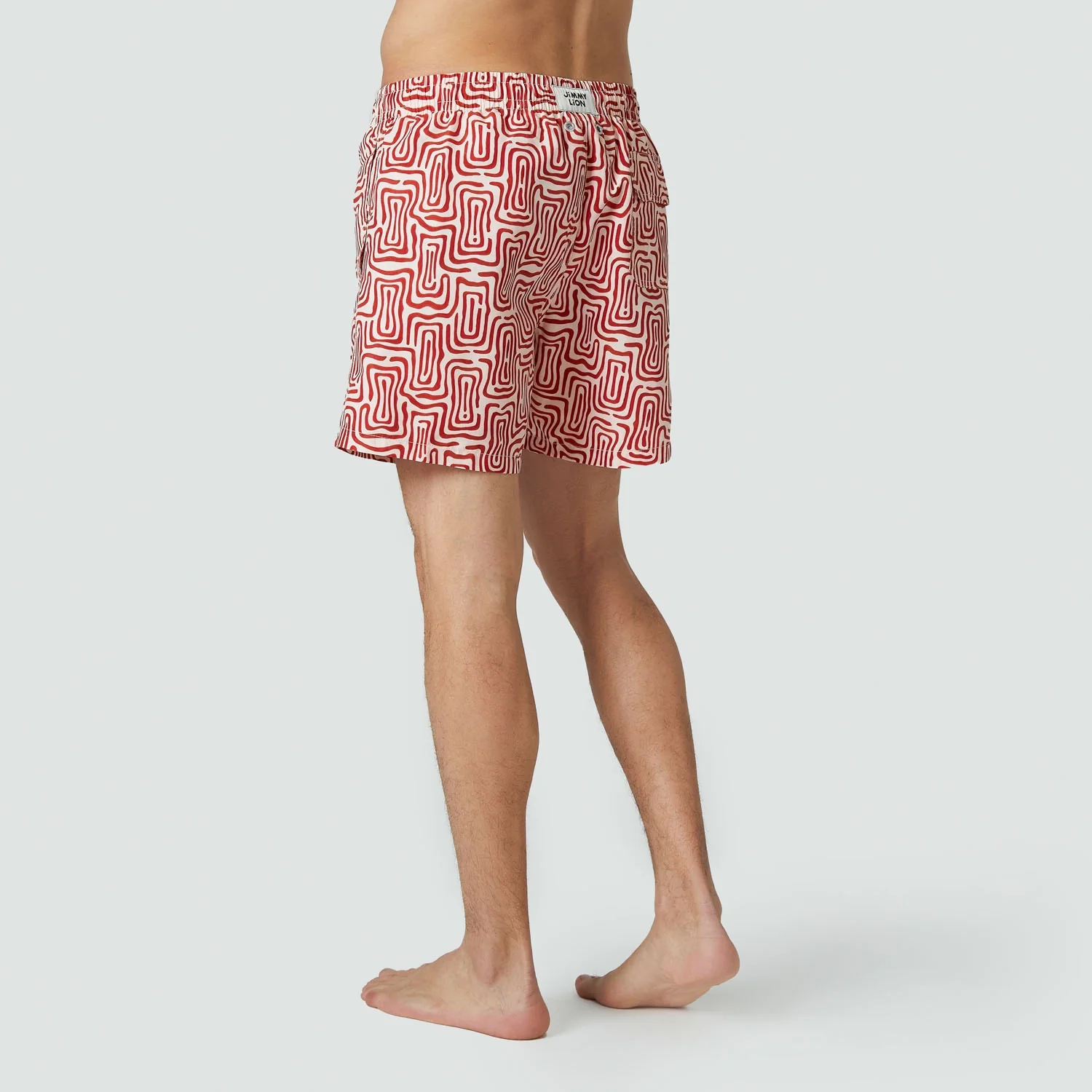 Labyrinth Swim Shorts - Beige - Image 4