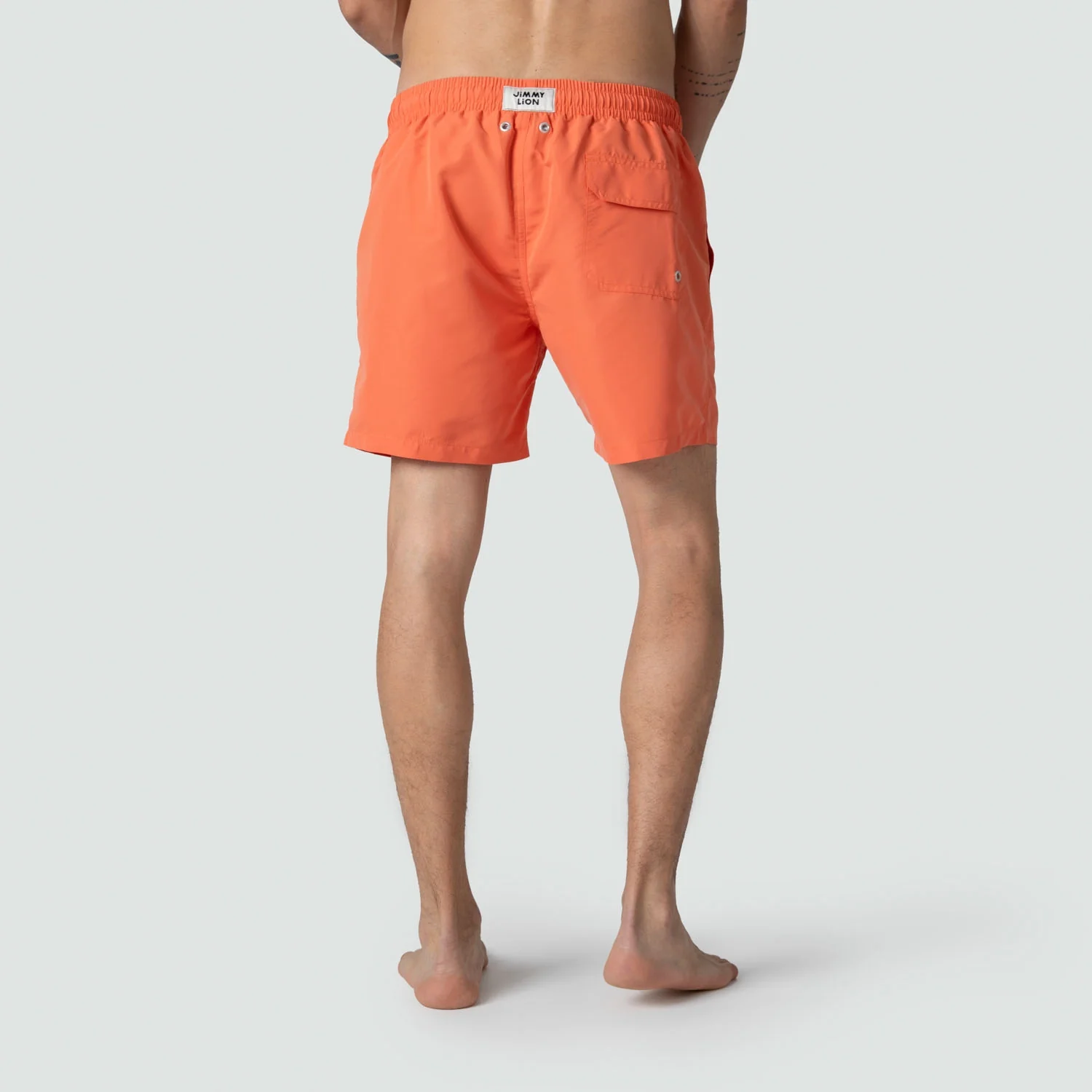 Lion Essentials Swim Shorts - Tiger Orange - Image 4