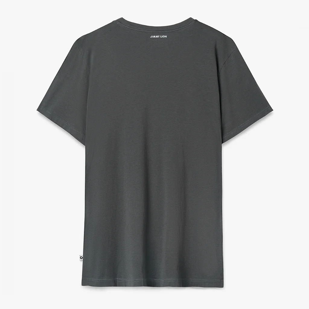 Lion Tee Essentials - Charcoal - Image 2