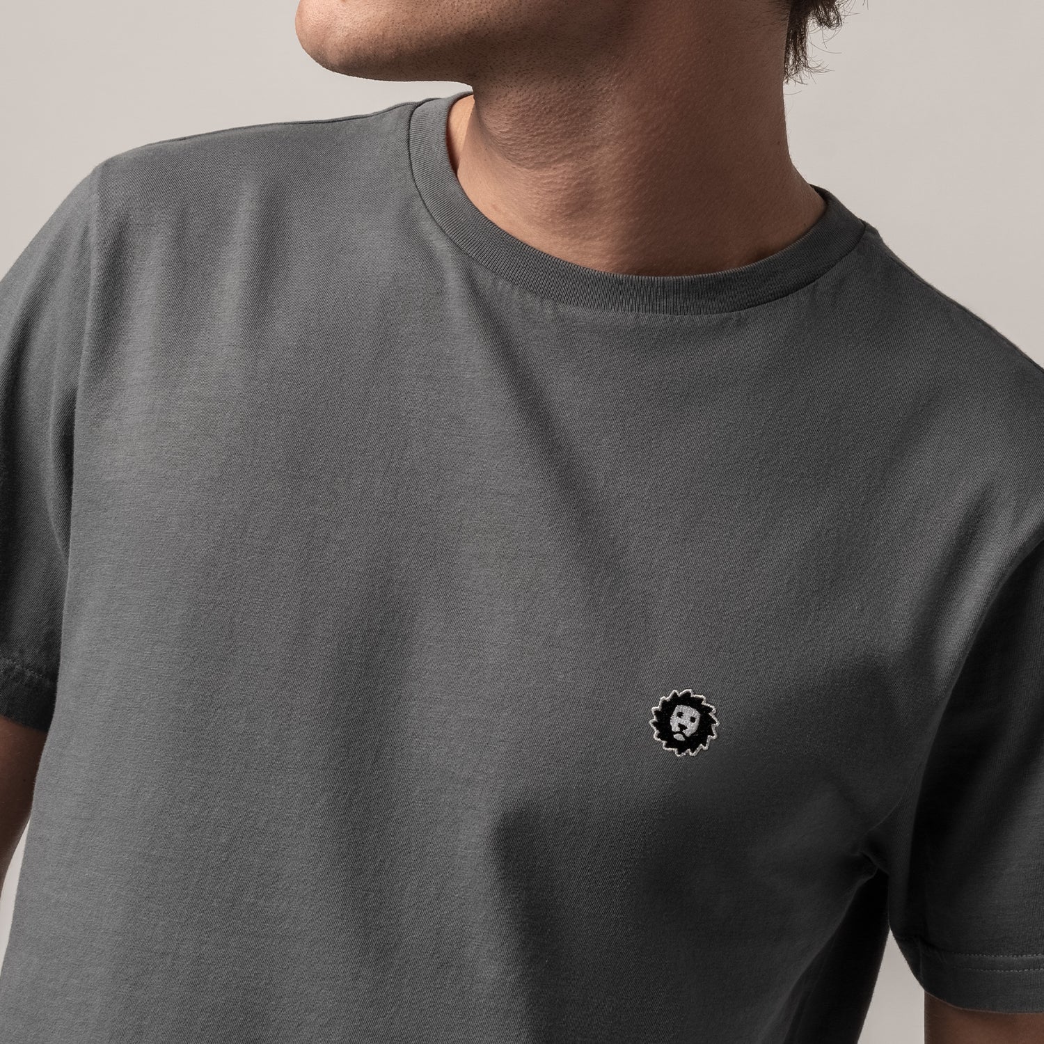 Lion Tee Essentials - Charcoal - Image 7