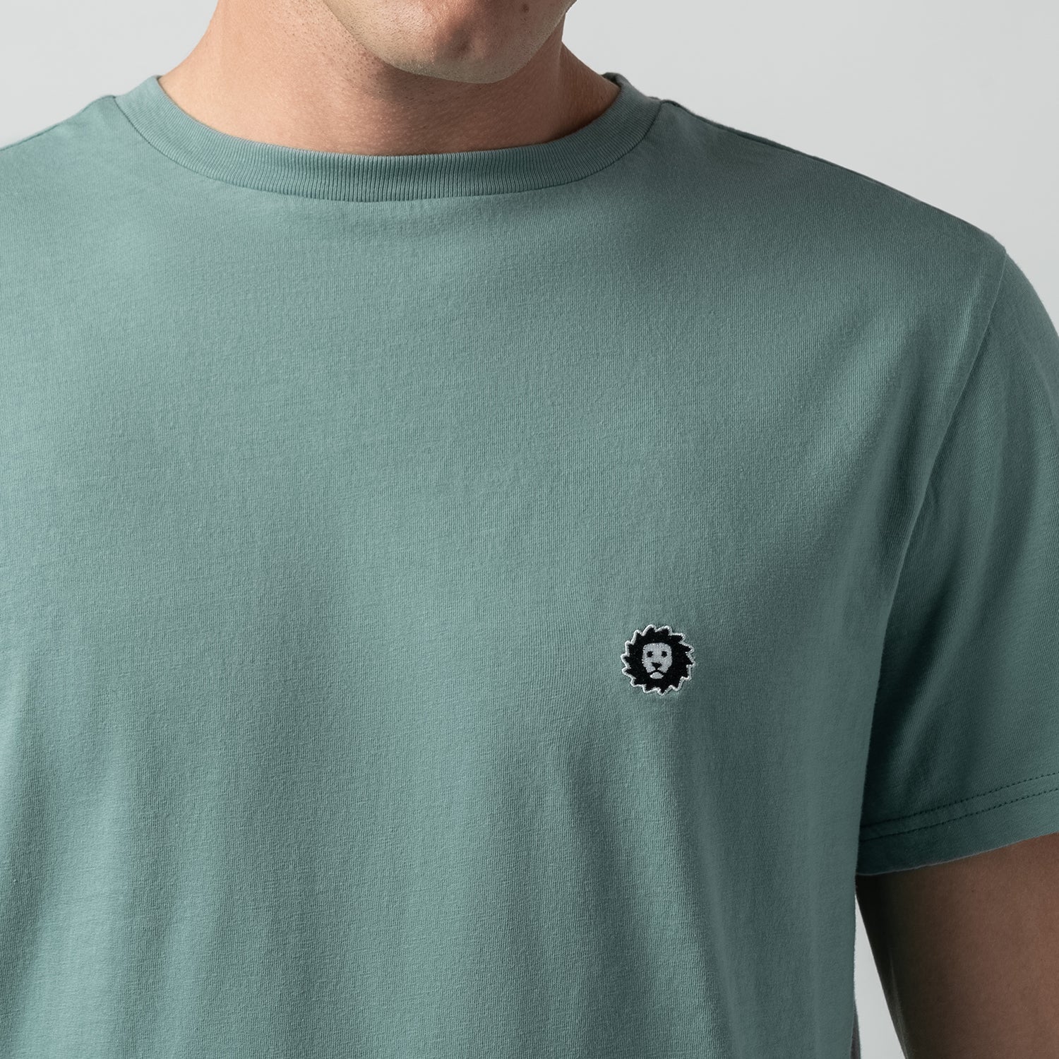 Lion Tee Essentials - Sage Green - Image 8