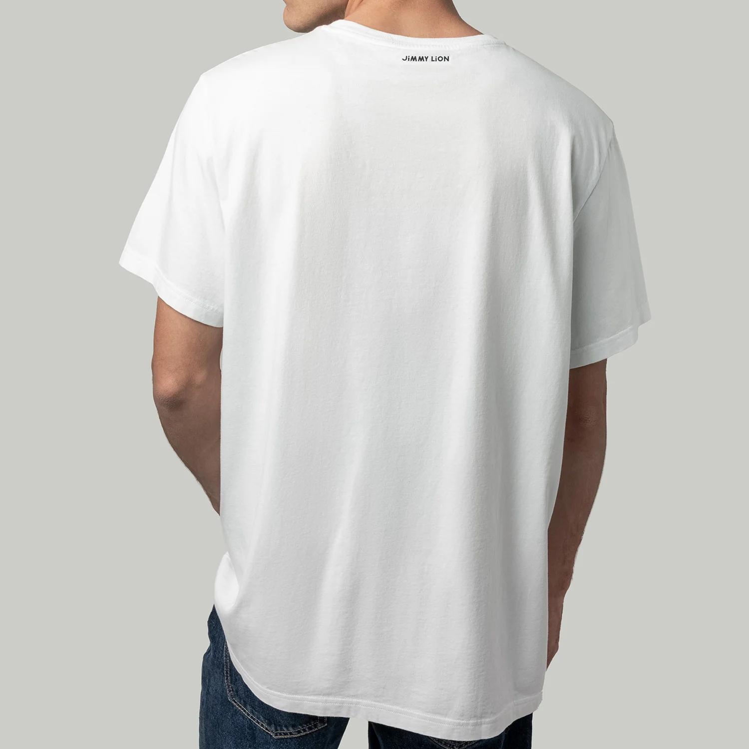 Lion Tee Essentials - White - Image 4