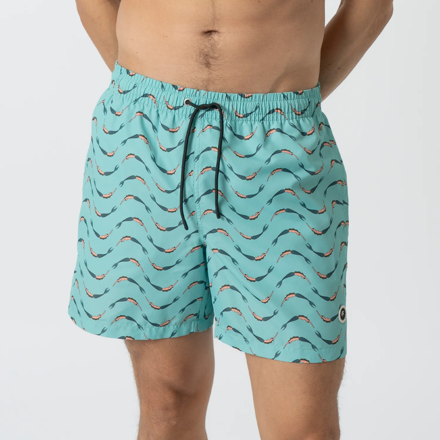Mermaids Swim Shorts - Turquoise - Image 3