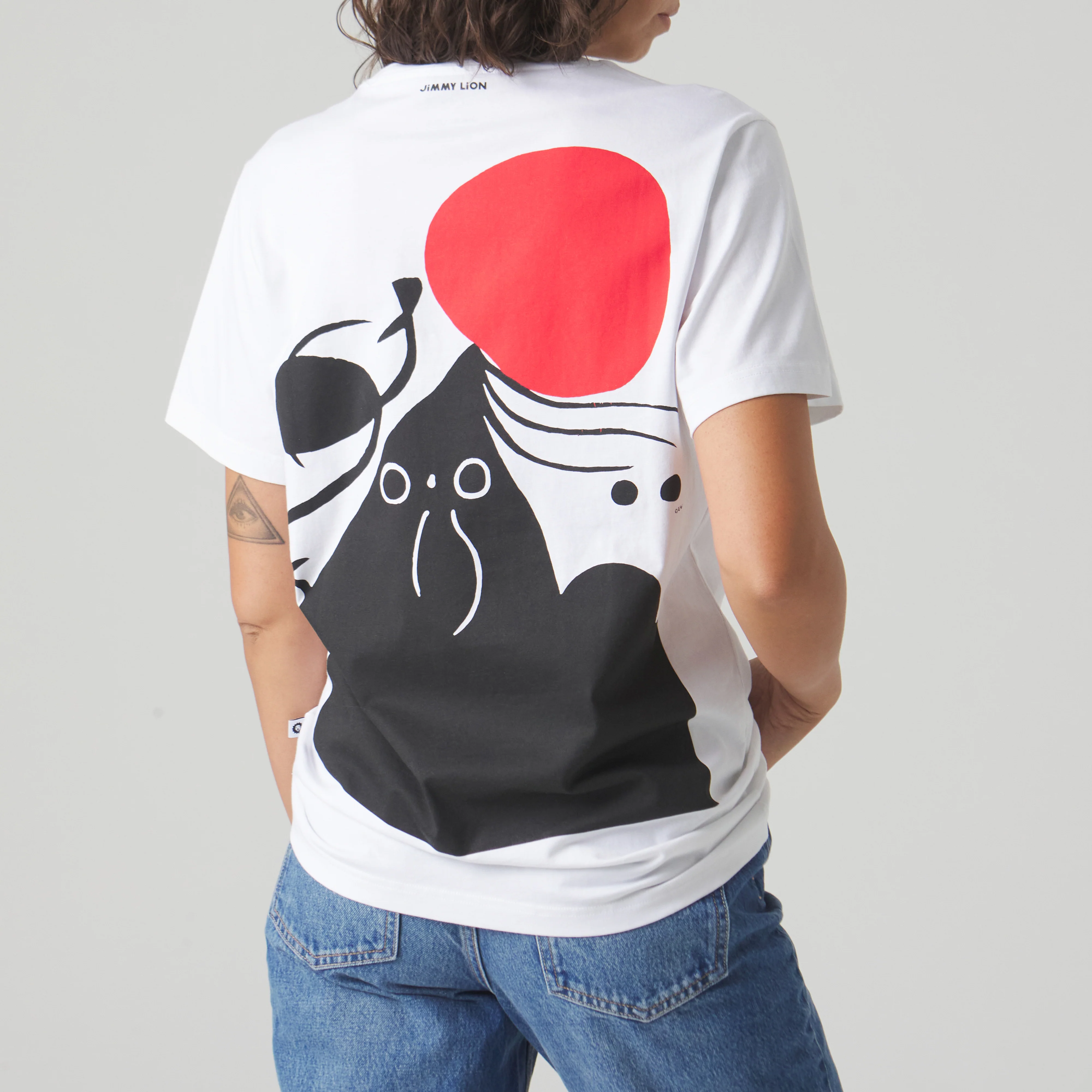 Miro Woman in Front of the Sun I Tee - Blanco - Image 5