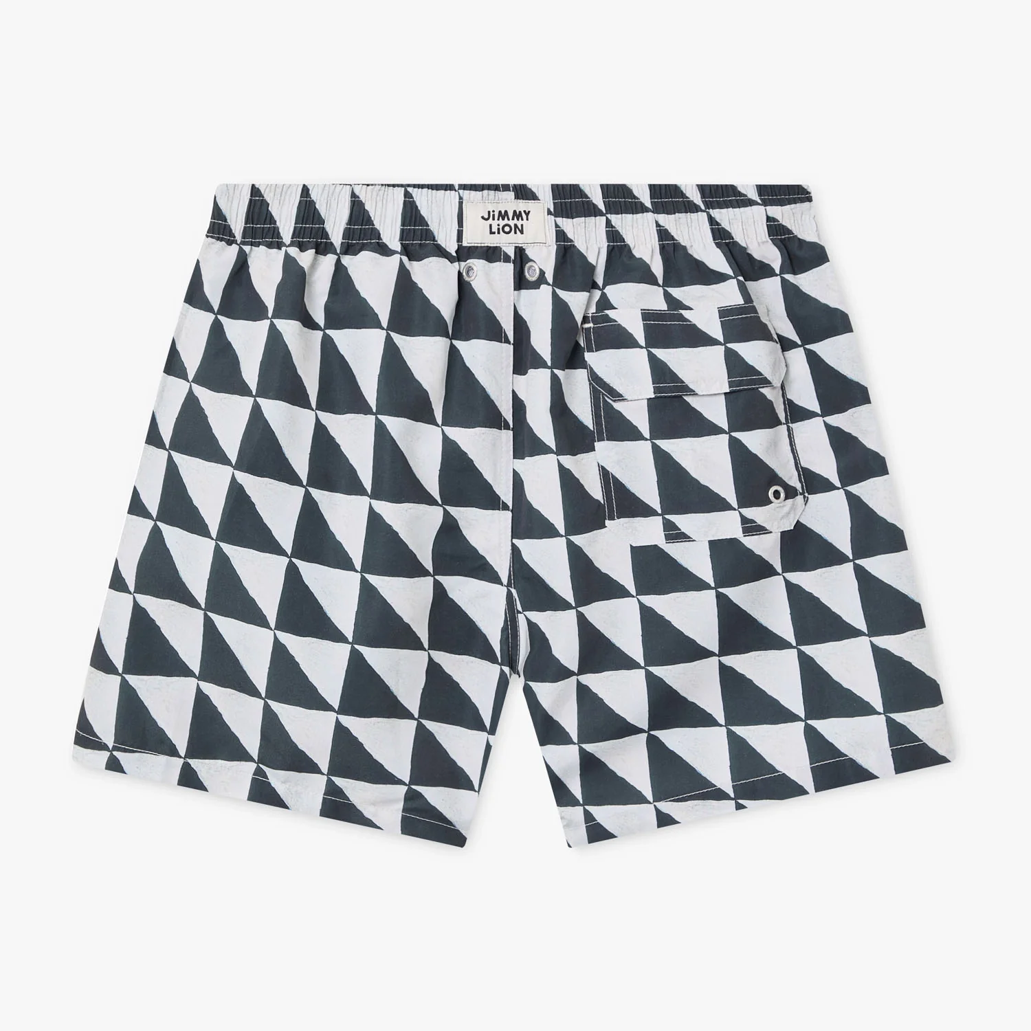 Mosaic Swim Shorts - Black - Image 2