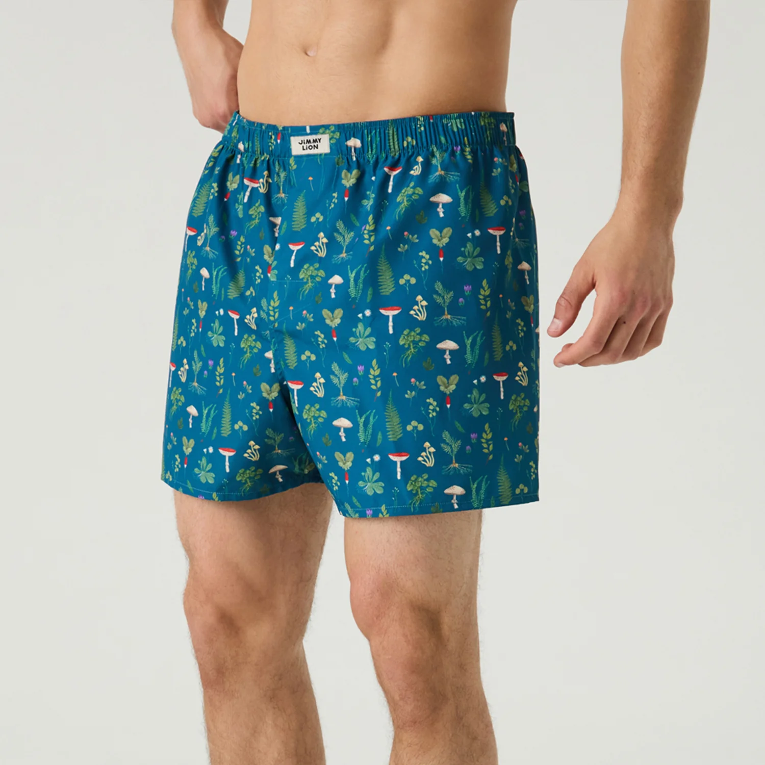 Mushrooms Boxer Shorts - Navy Blue - Image 2