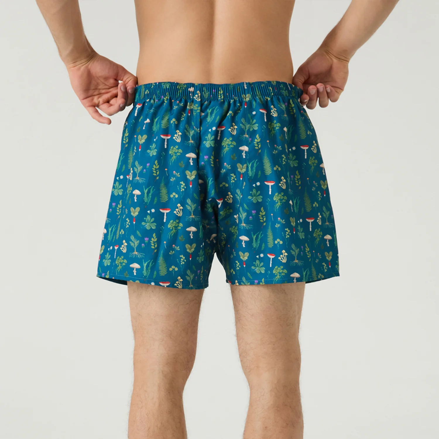 Mushrooms Boxer Shorts - Navy Blue - Image 4