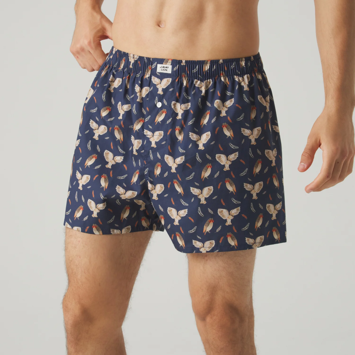 Night Owl Boxer Shorts - Dark Blue - Image 2