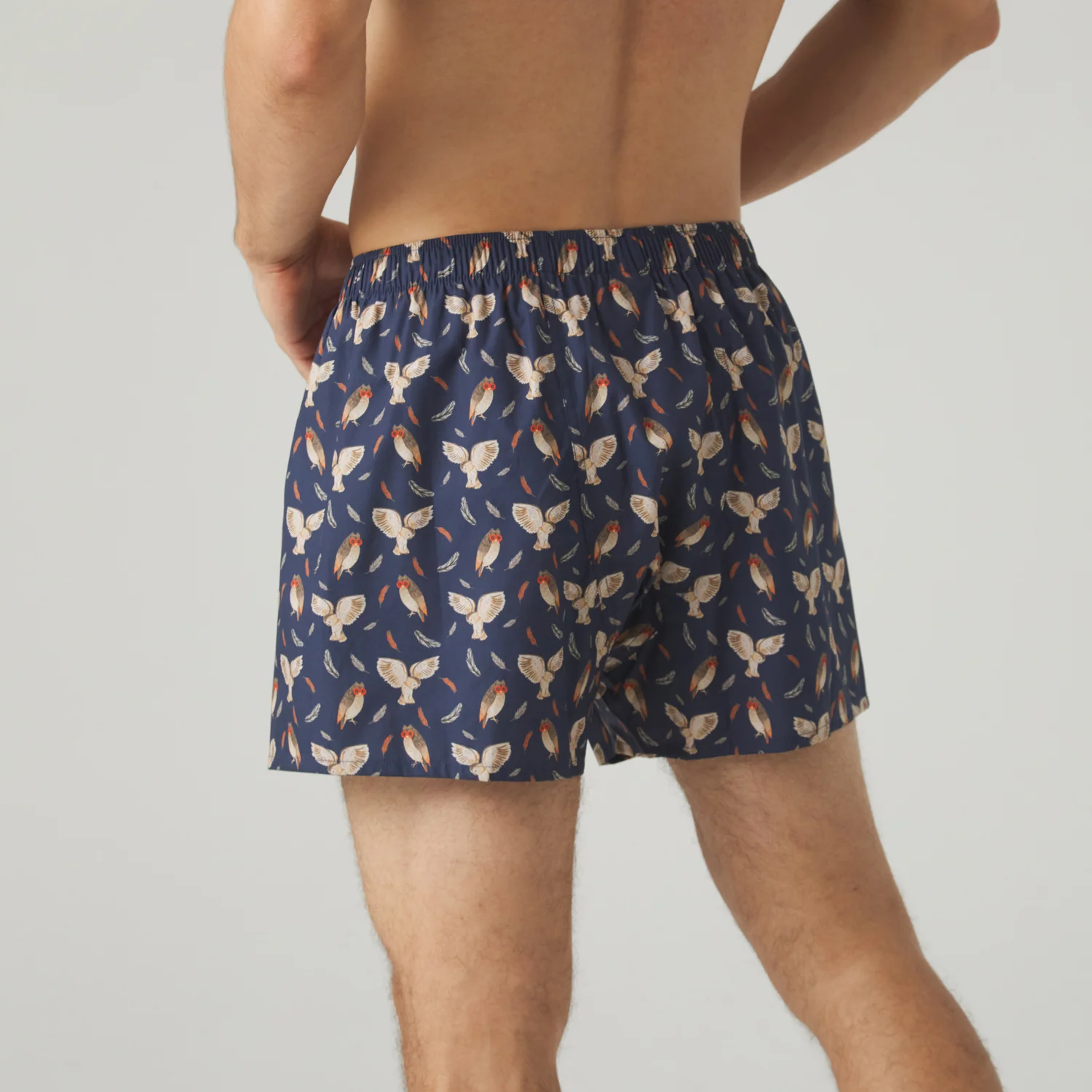 Night Owl Boxer Shorts - Dark Blue - Image 3