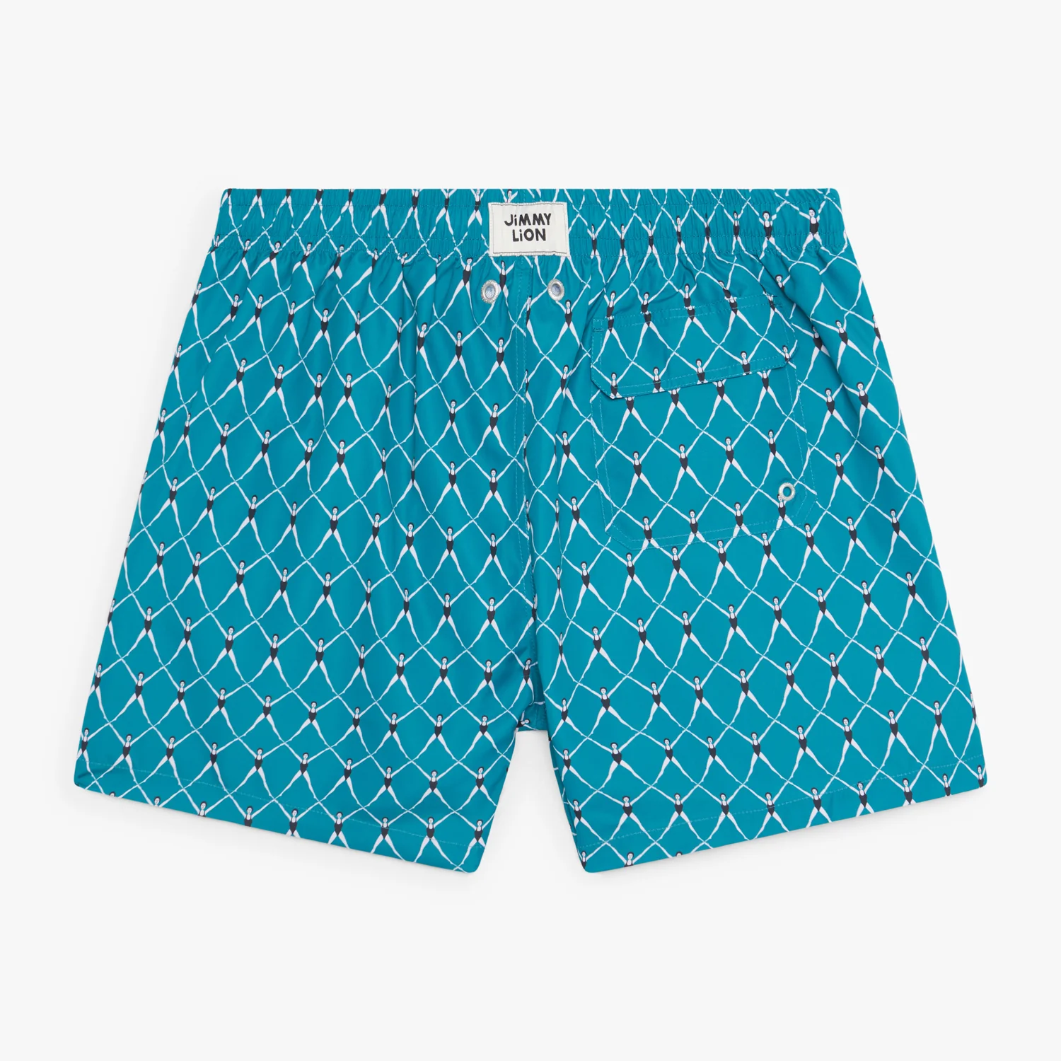 Olympic Swimmer Swim Shorts - Dark Acqua - Image 2