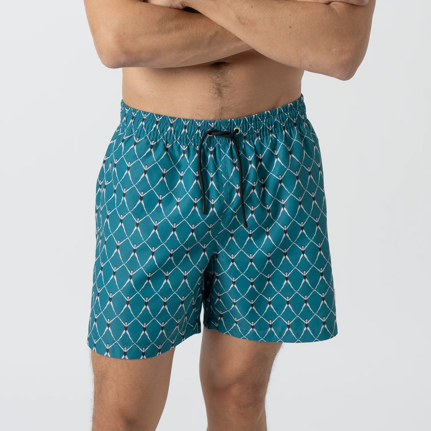 Olympic Swimmer Swim Shorts - Dark Acqua - Image 3