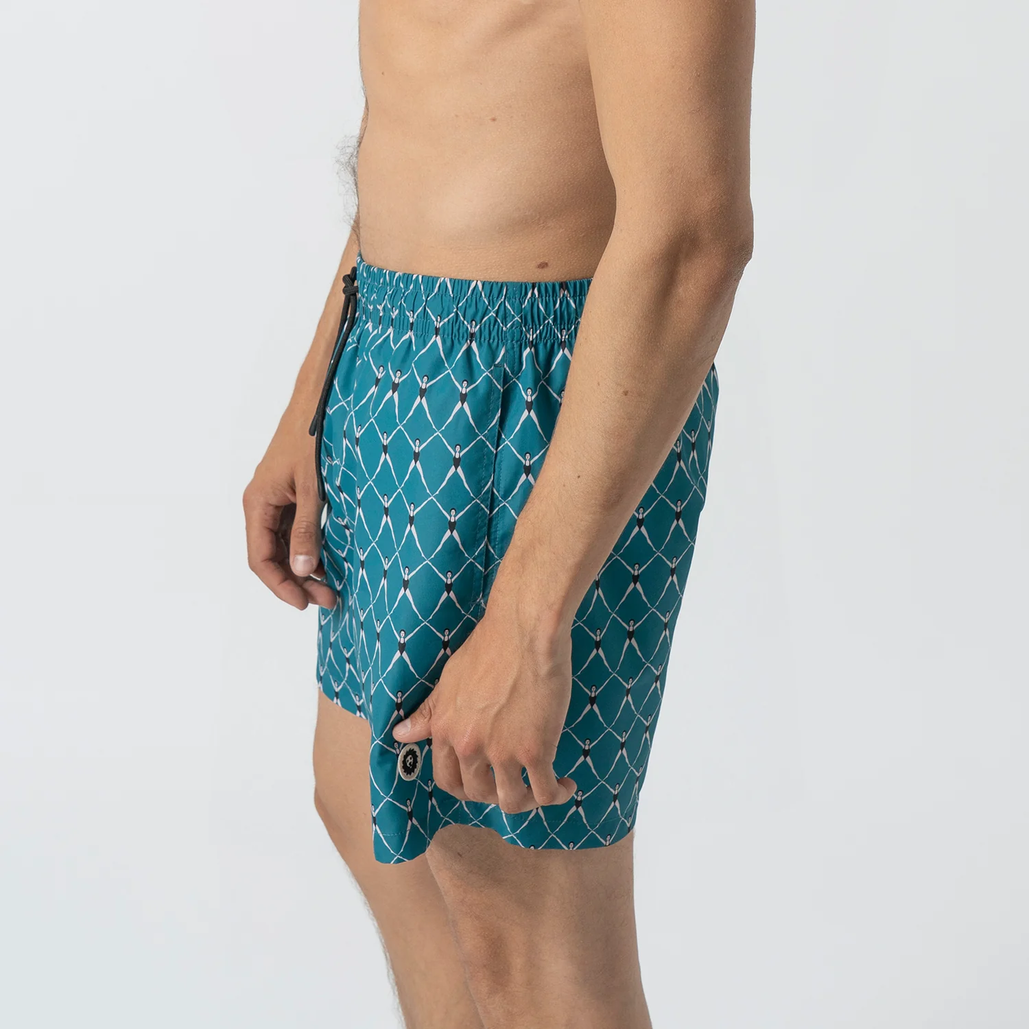 Olympic Swimmer Swim Shorts - Dark Acqua - Image 4