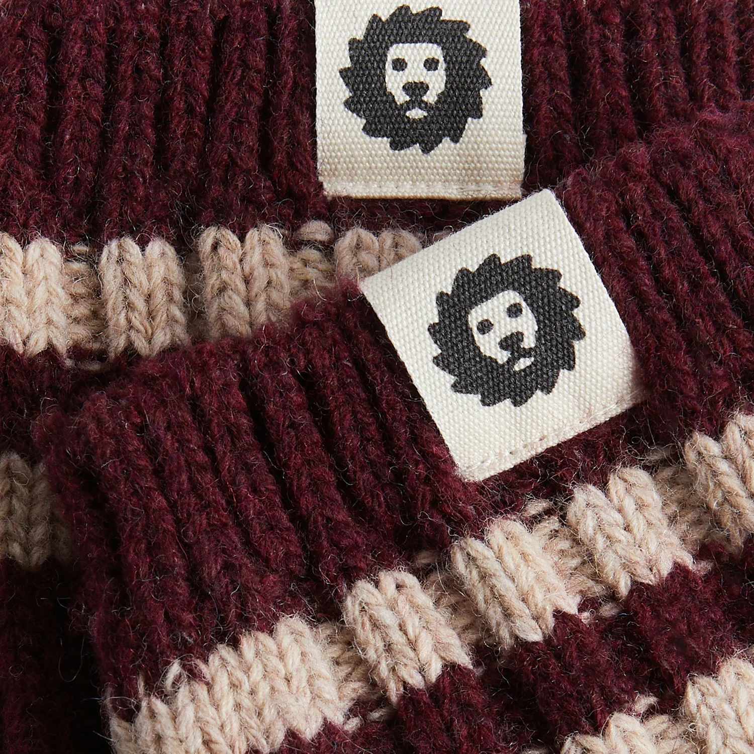 Premium Winter Rec - Beige Dark Red - Image 4