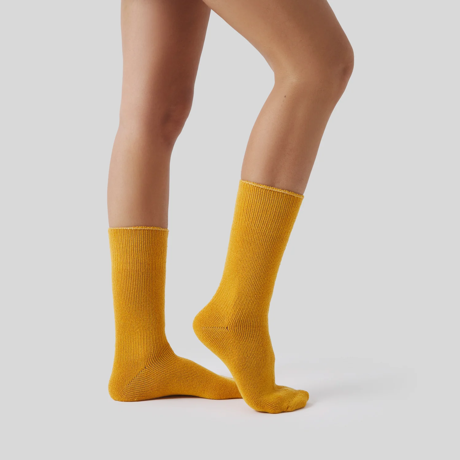 Premium Winter Wool Cash - Mustard Yellow - Image 2