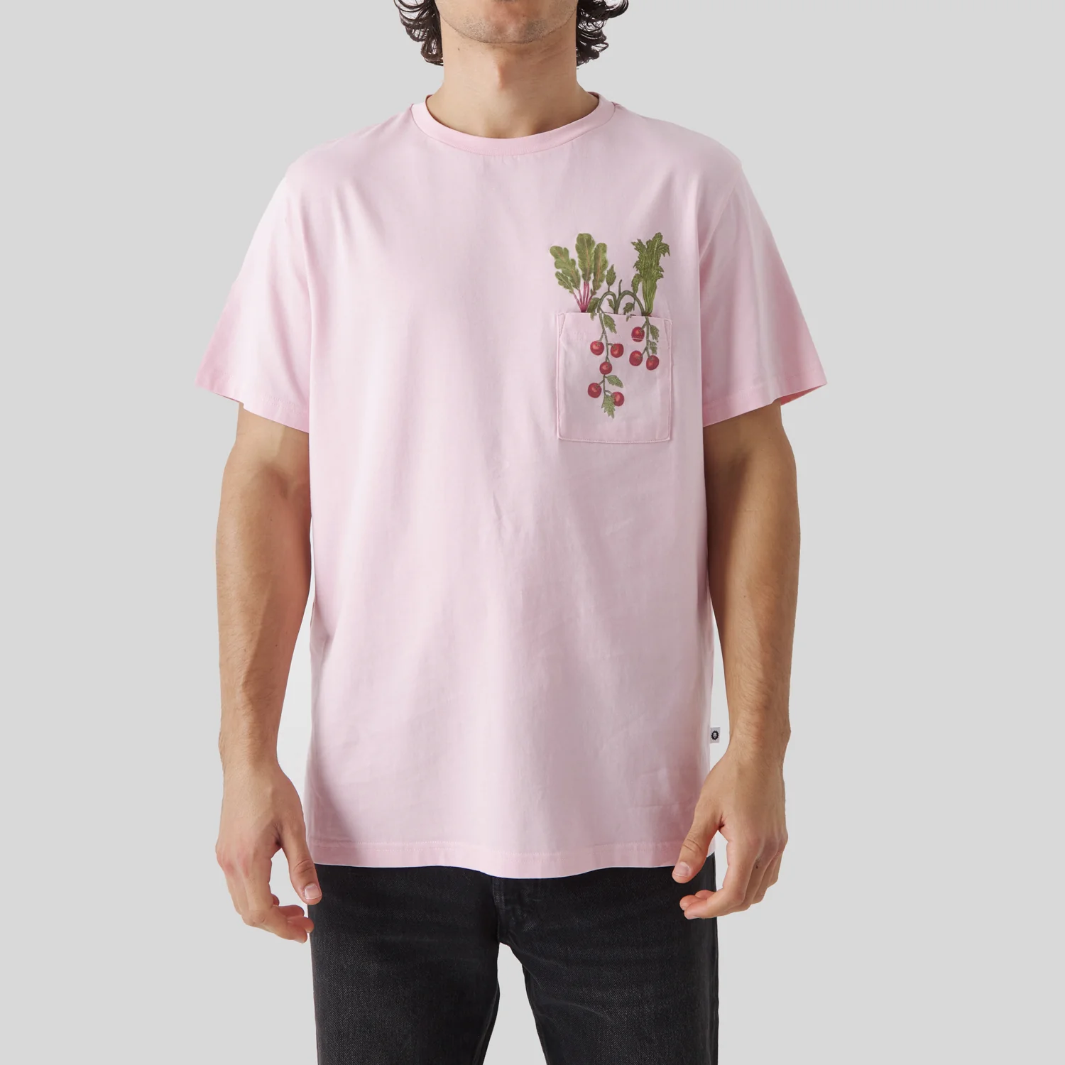 Radish Pocket Tee - Pink - Image 3