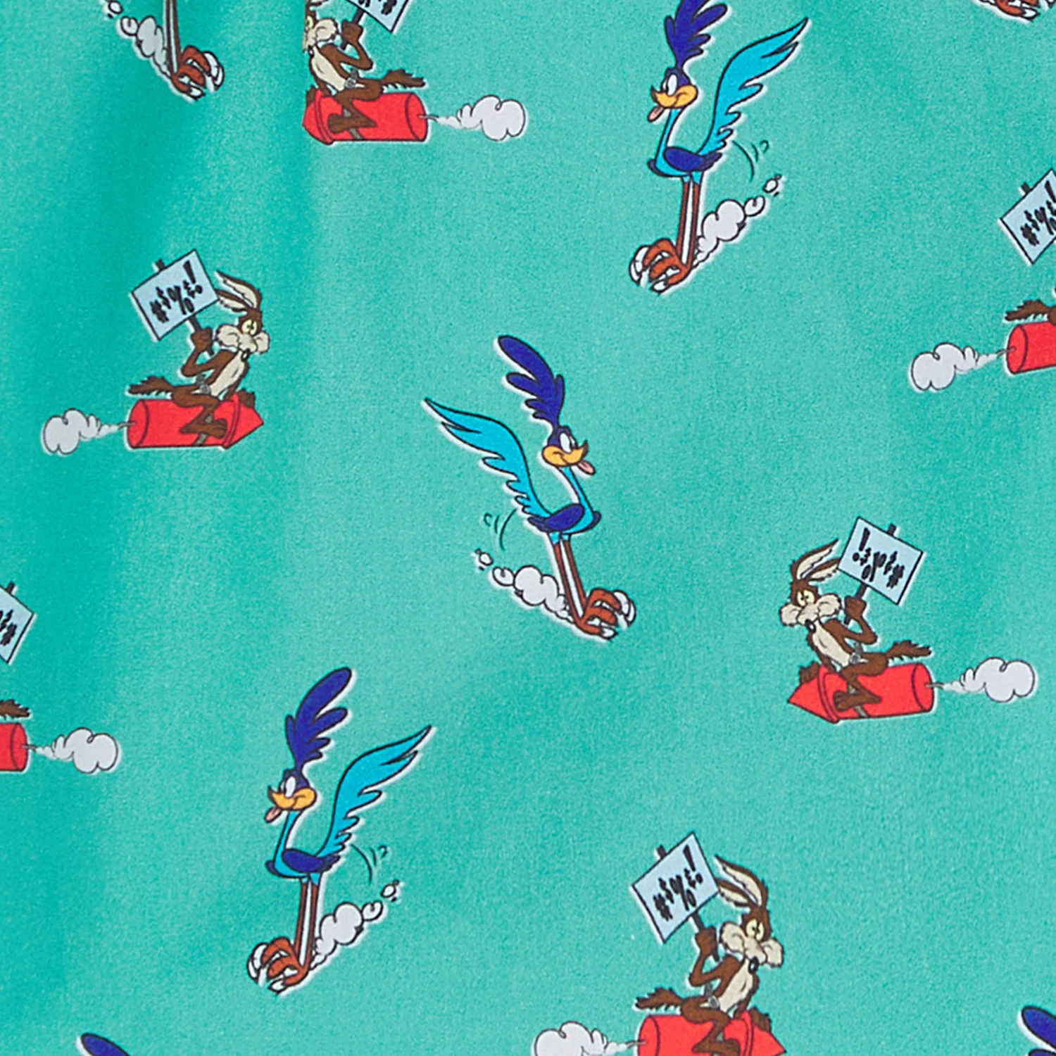 Road Runner vs Coyote Boxer Shorts - Sage Green - Image 4