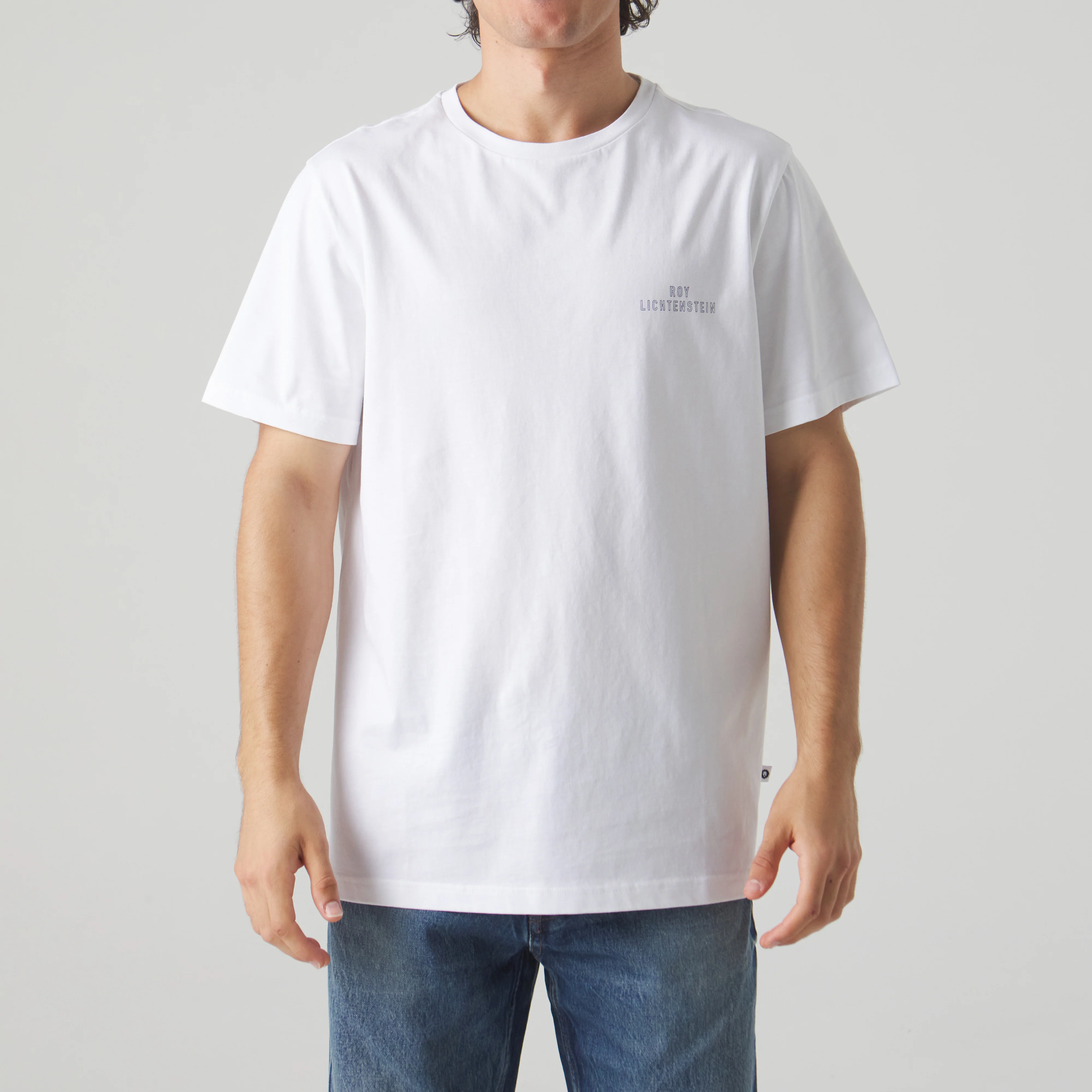 Roy Lichtenstein Girl In Bath Tee - White - Image 4