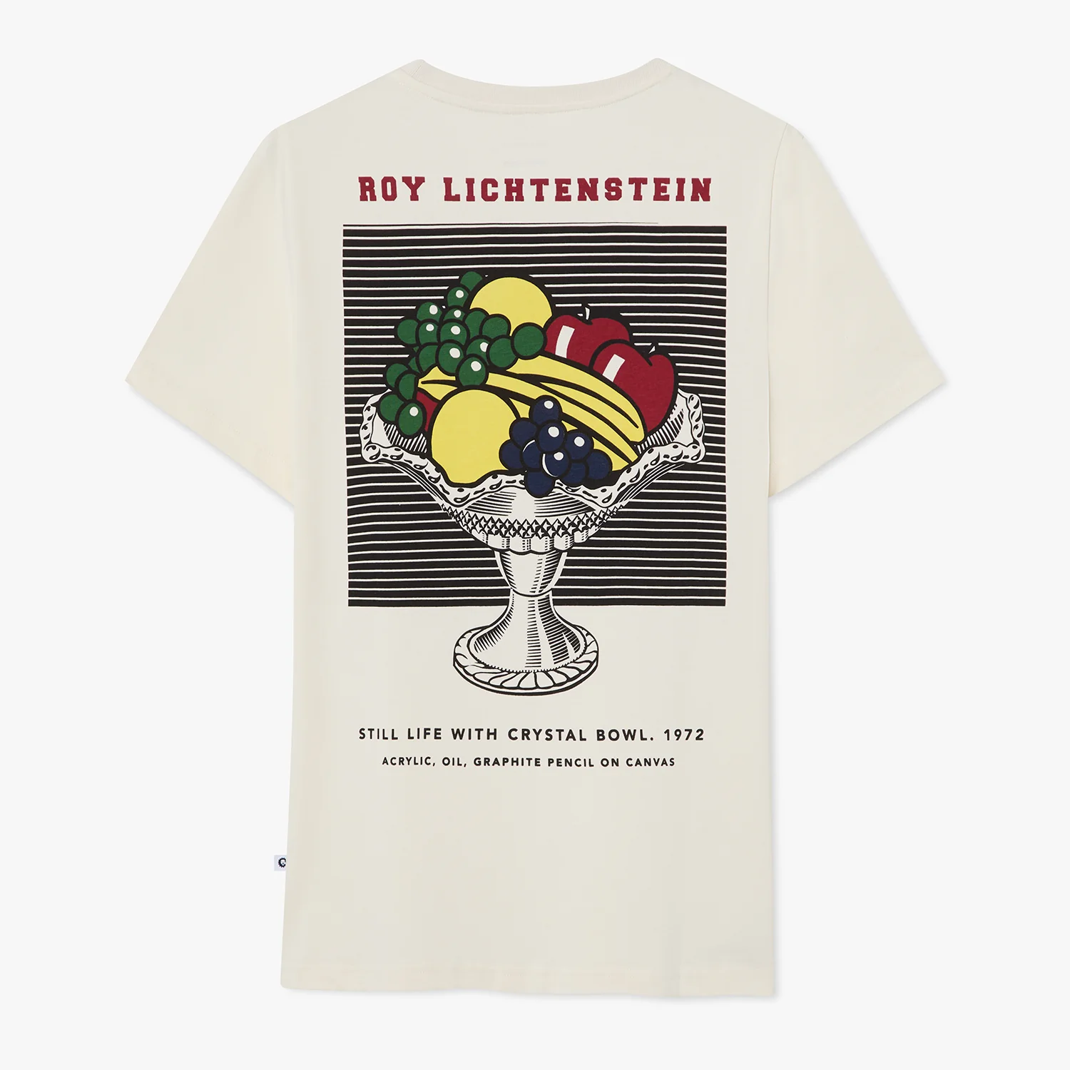 Roy Lichtenstein Still Life with Crystal Bowl Tee - Beige - Image 2