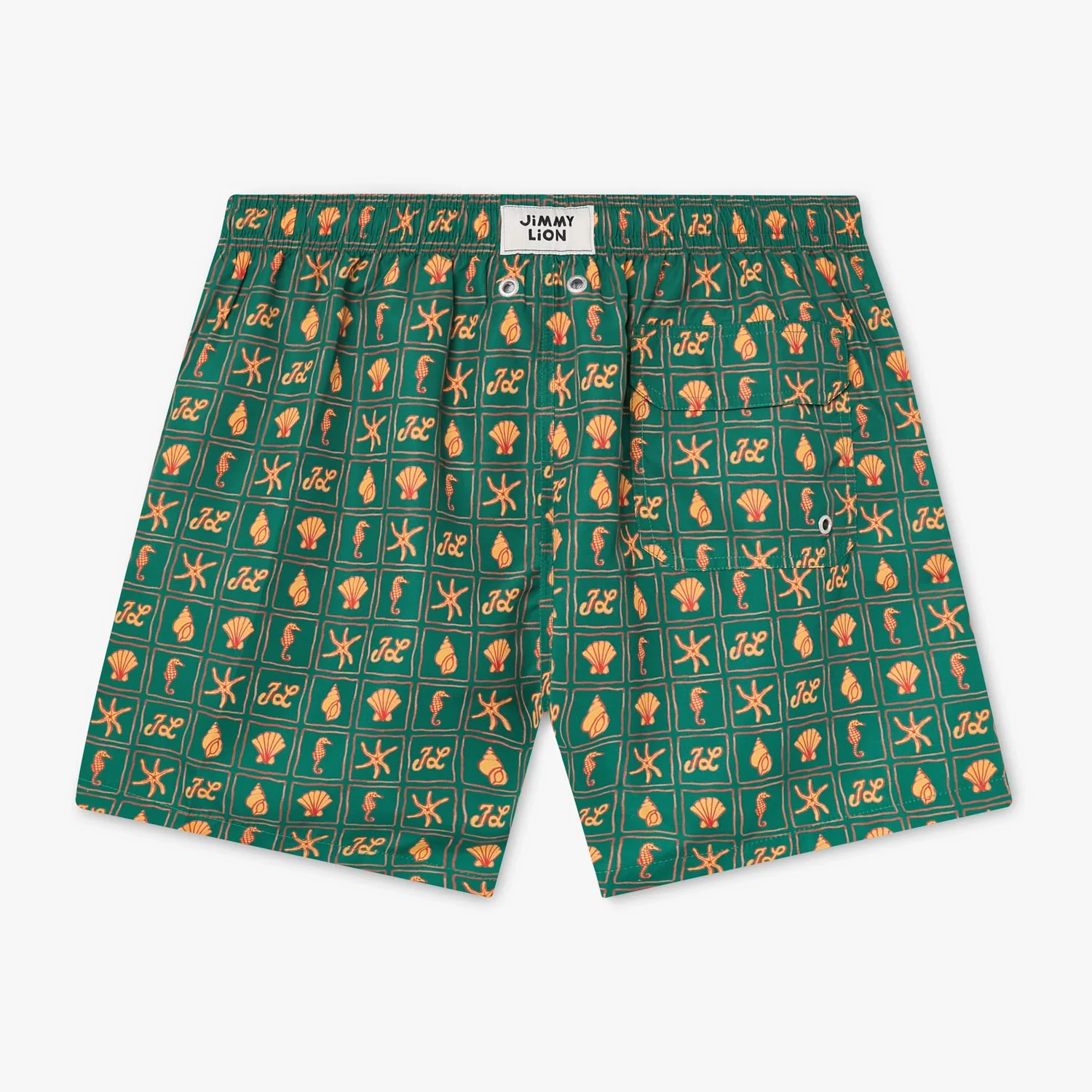Shore Finds Swim Shorts - Dark Green - Image 2
