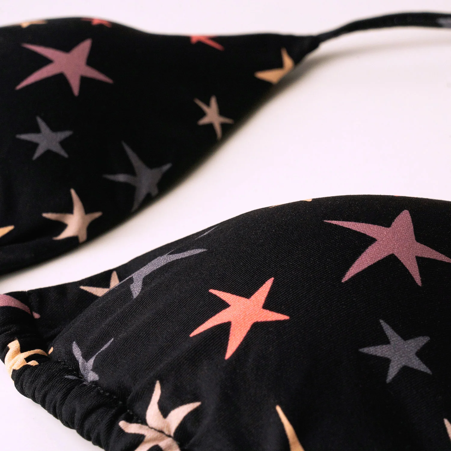 Stars Bikini Top - Black - Image 5