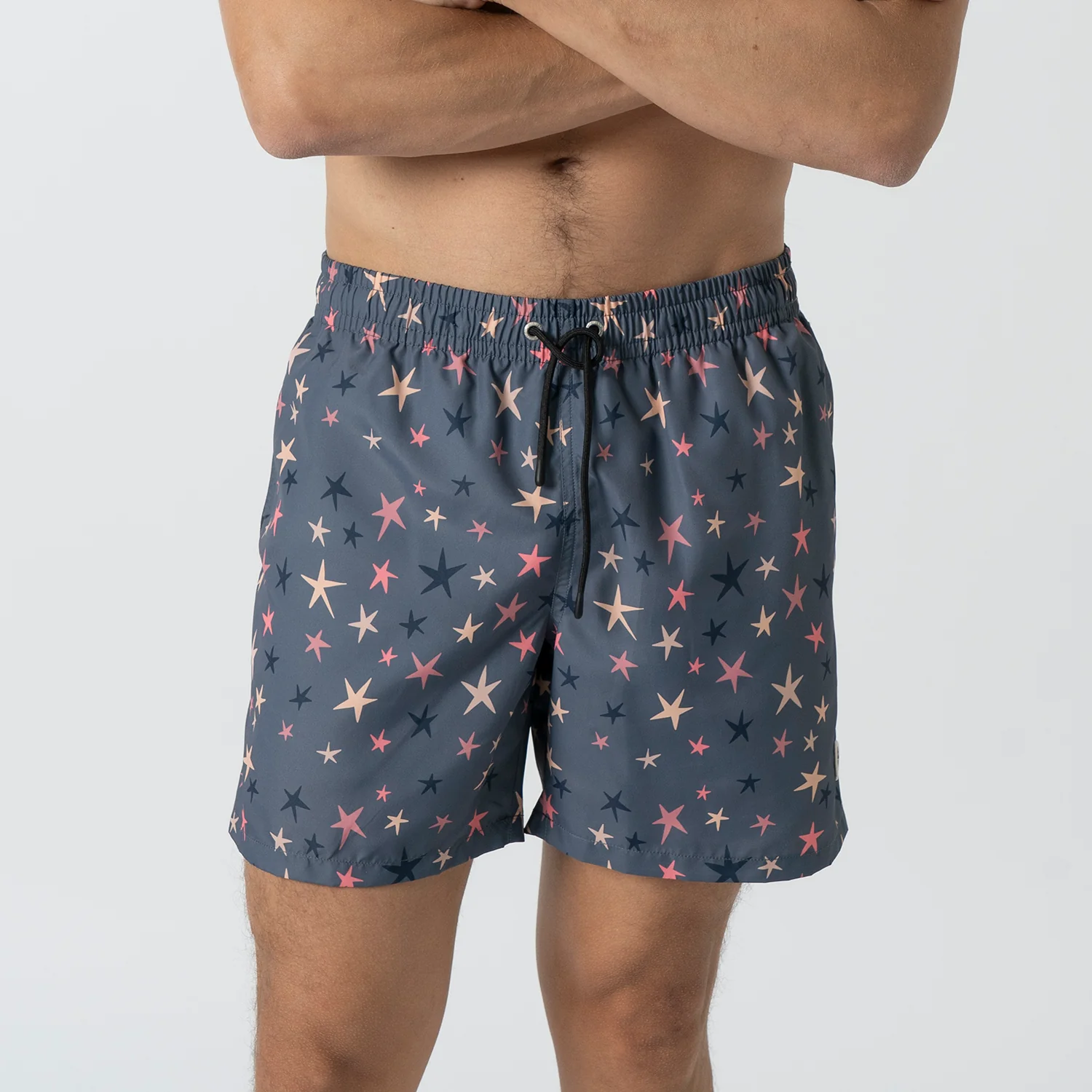 Stars Swim Shorts - Dark Blue - Image 3