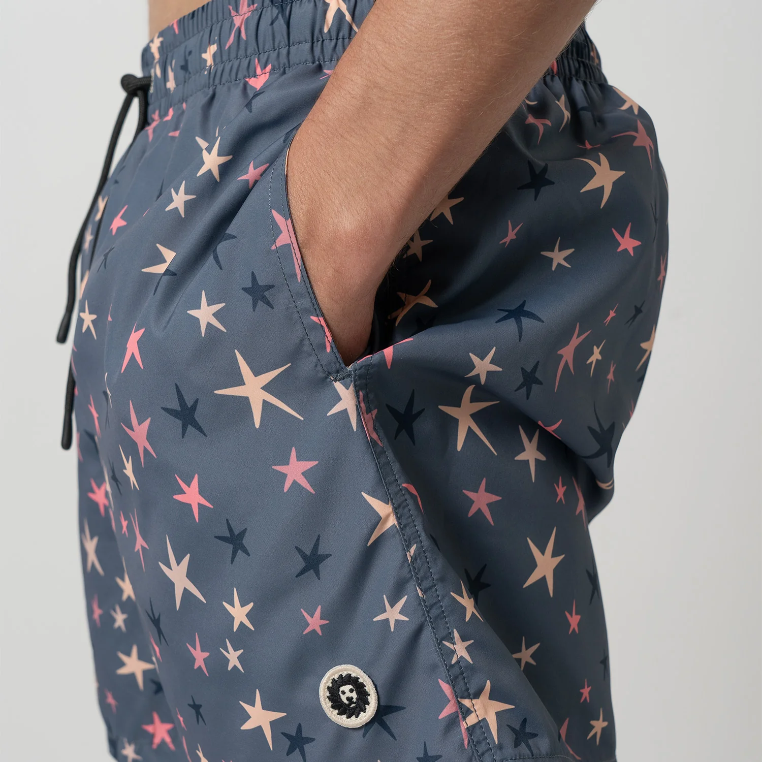 Stars Swim Shorts - Dark Blue - Image 5