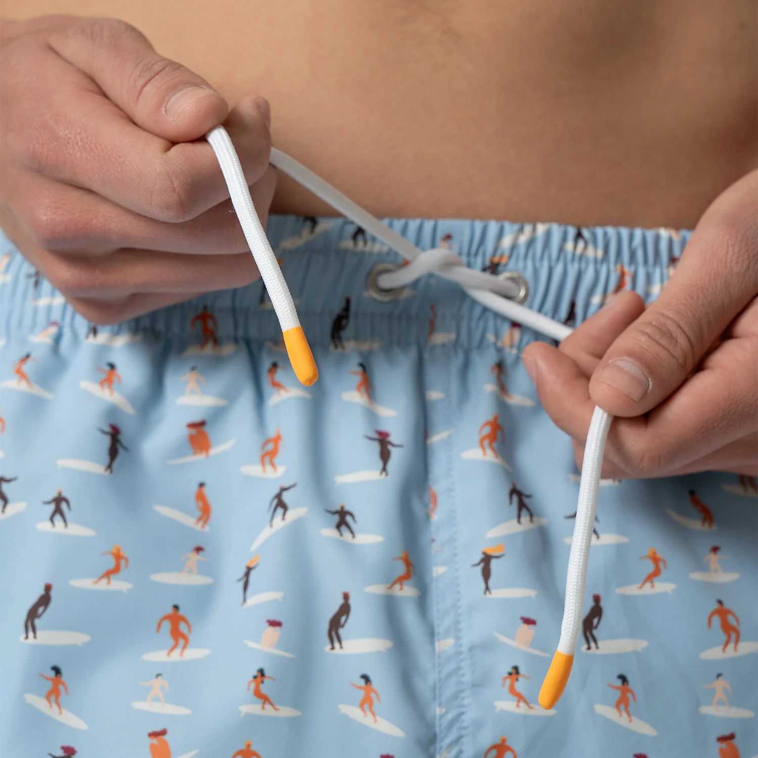 Surfers Swim Shorts - Light Blue - Image 5