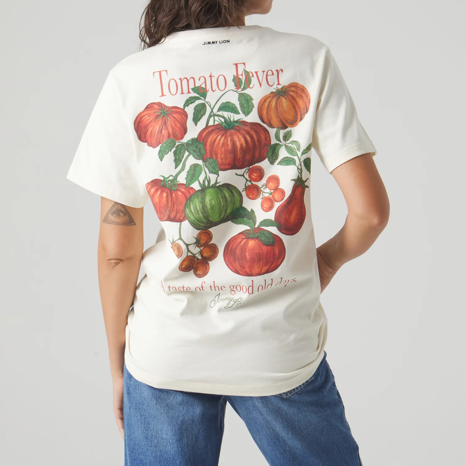 Tomato Fever Tee - Beige - Image 5