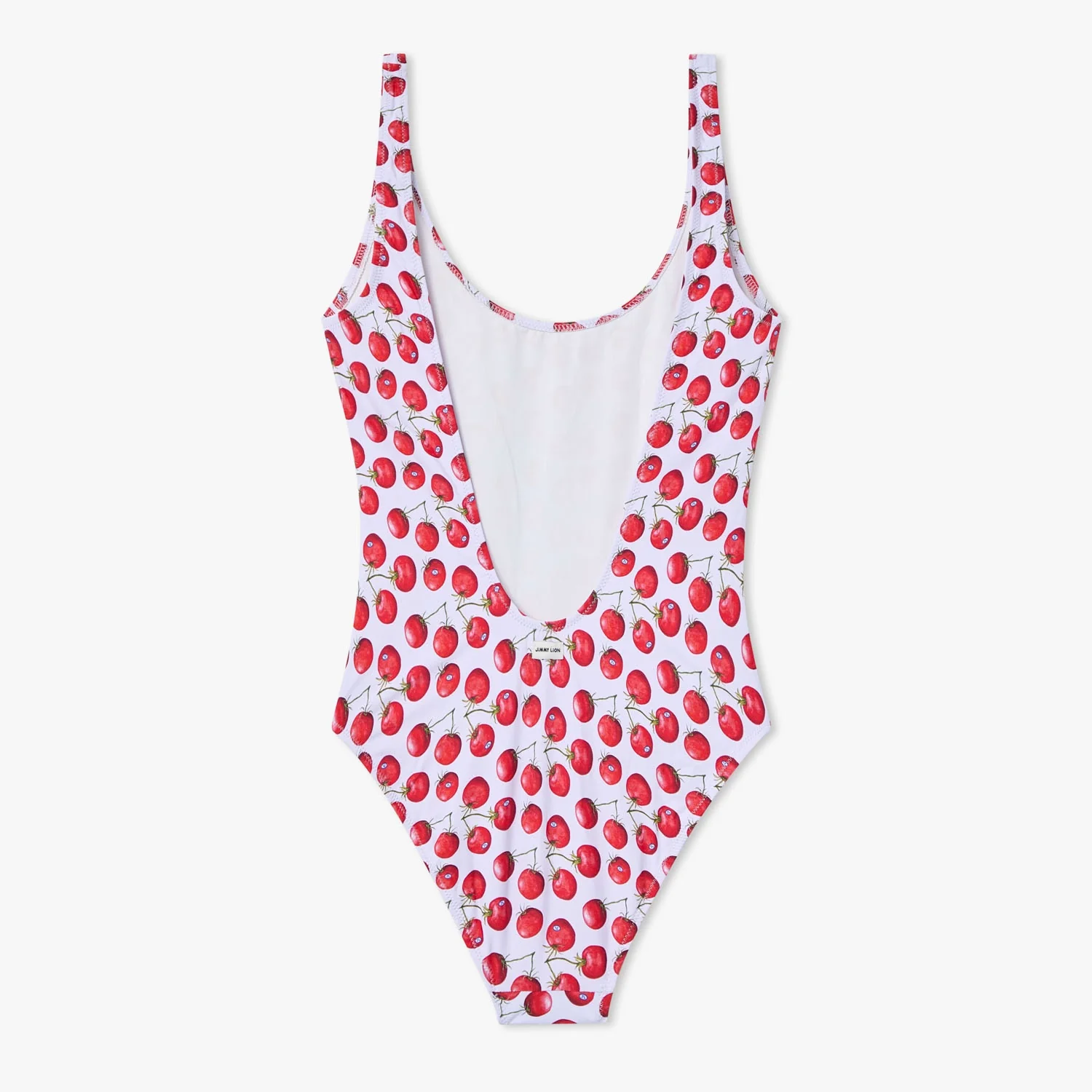 Tomatoes Swimsuit - White and Red - Image 2