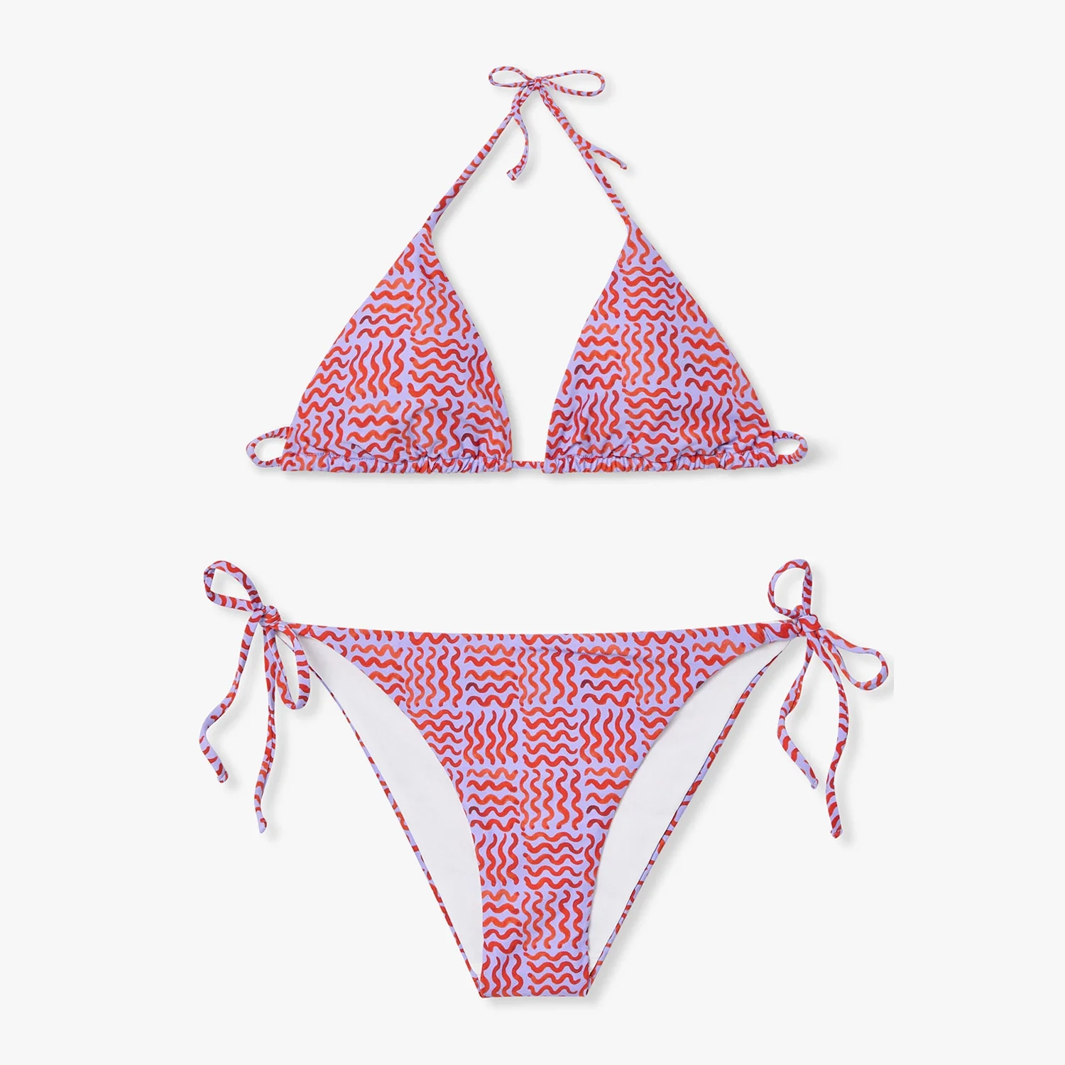 Waves Bikini Top - Violet - Image 4