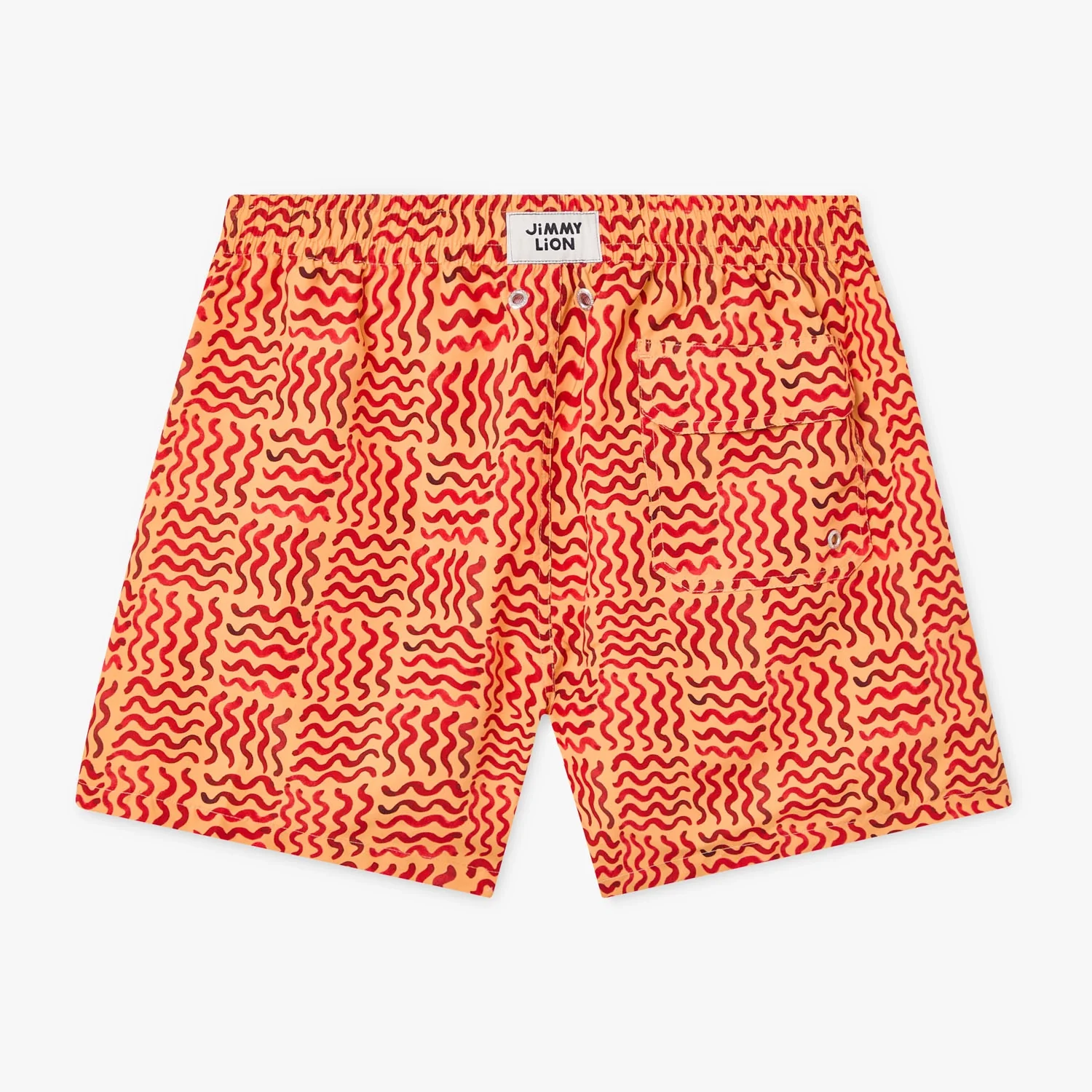 Waves Swim Shorts - Orange - Image 2