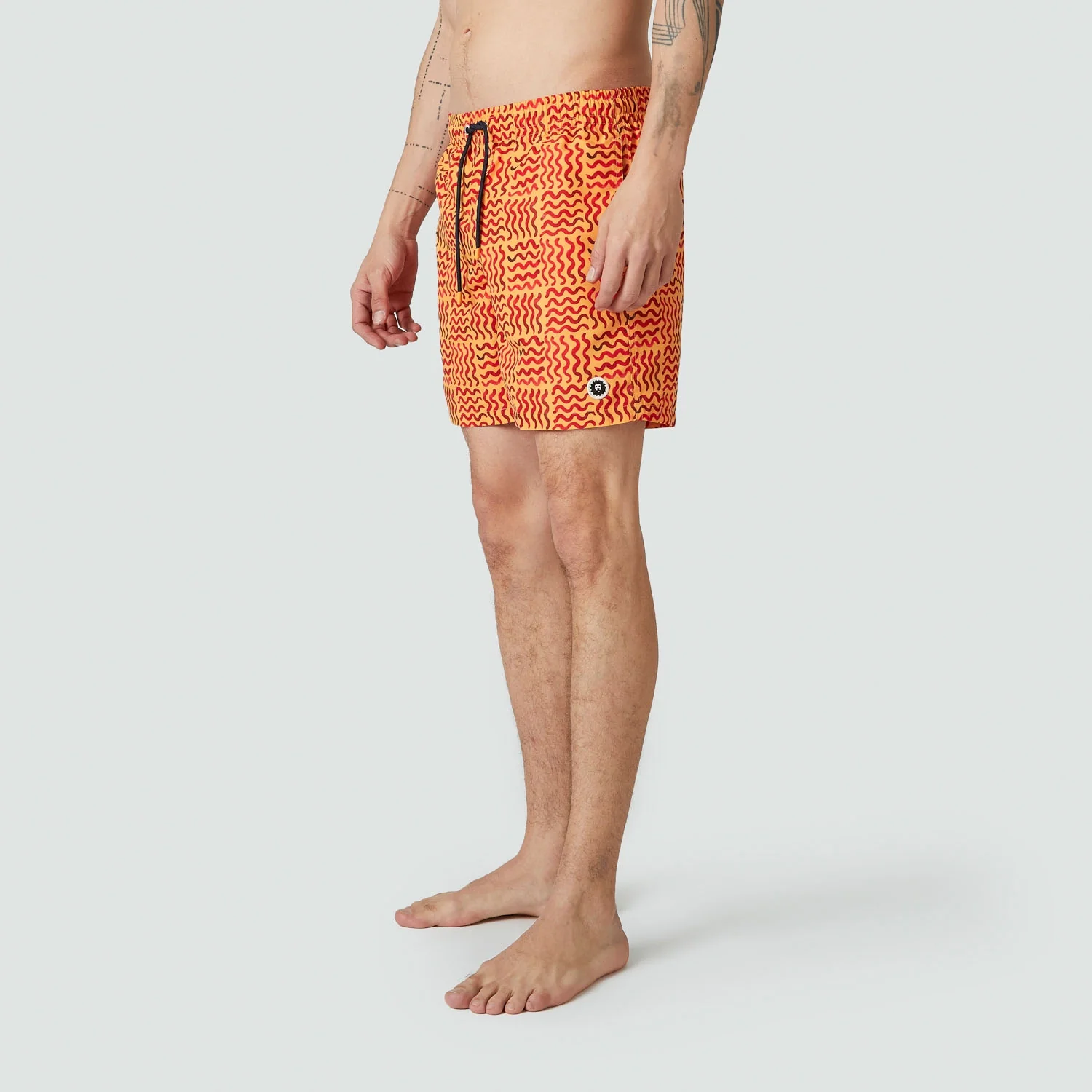 Waves Swim Shorts - Orange - Image 3